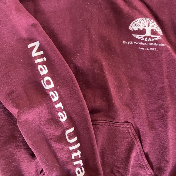 Burgundy Niagara Ultra Hoodie - Unisex Size S - Picture 2 of 3